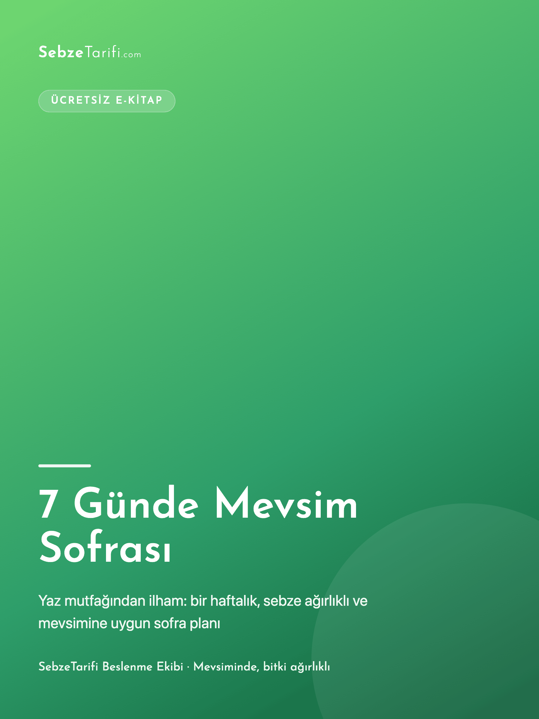 7 Günde Mevsim Sofrası