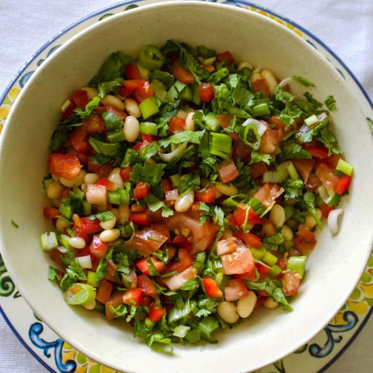 Barbunya Salatası